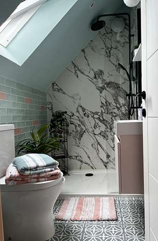Wetwall Installations. Hexagonal House - Elite Collection Marmo Migliore