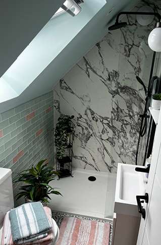 Wetwall Installations. Hexagonal House - Elite Collection Marmo Migliore