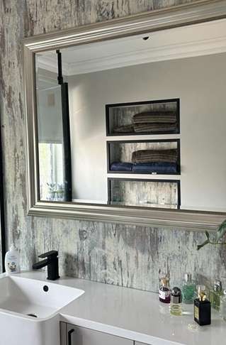 Wetwall Installatons - Total Plumbing - Mermaid Collection, Painted Wood