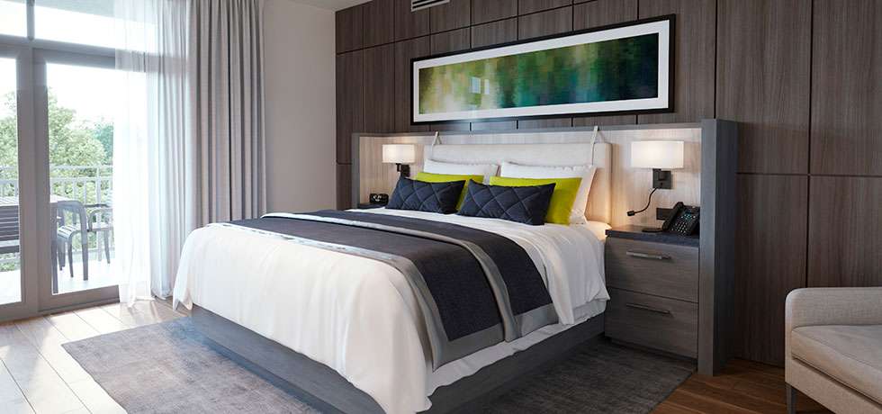 Hotel Room | Bed View