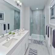 Elegant Quartz Vanity Showcase