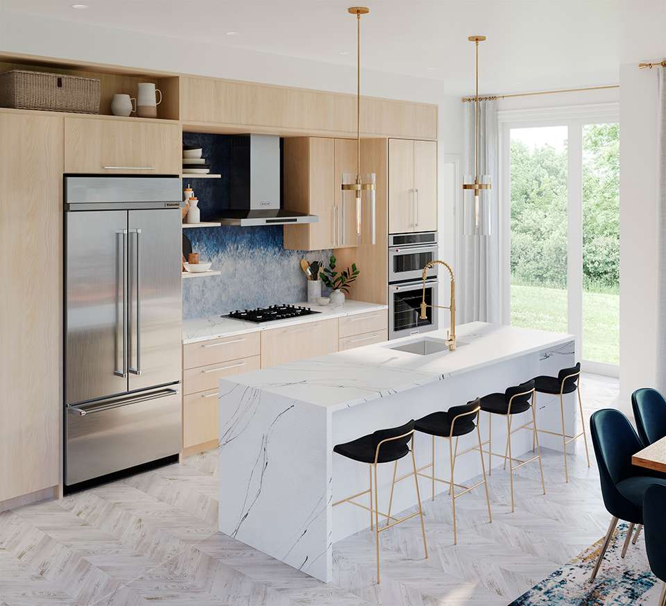 Bright Modern Kitchen 