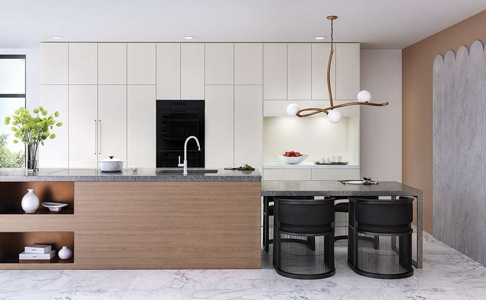 Modern Kitchen with Laminate Cabinets