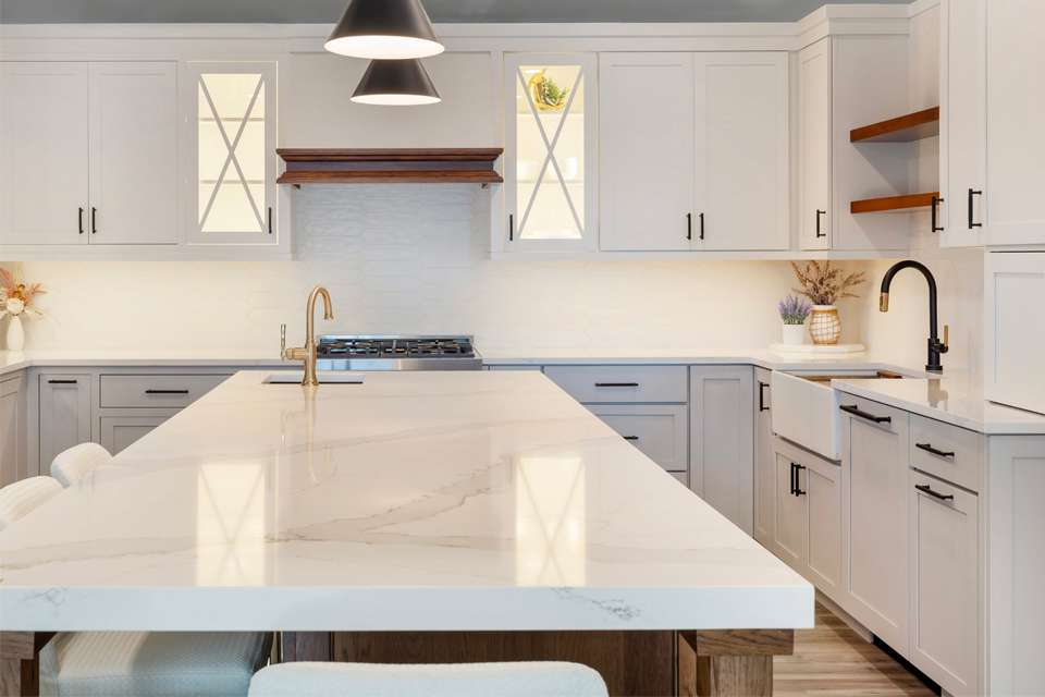 Elegance unveiled with Calacatta veining