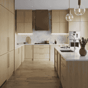 Wood Infused Kitchen Warmth