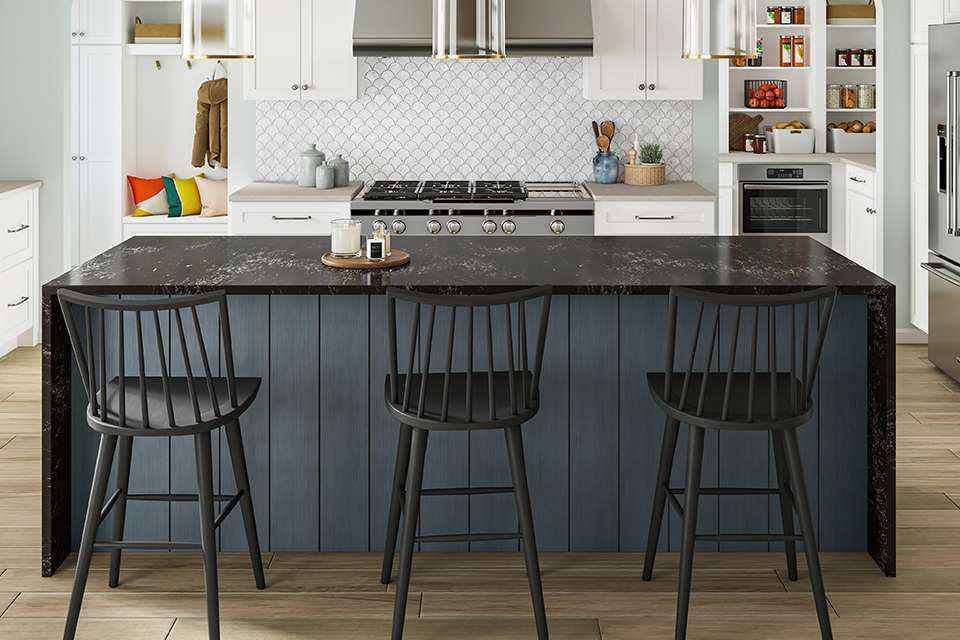Kitchen feat. Modern Quartz Design