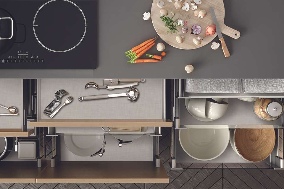 Kitchen Drawer Interior Design