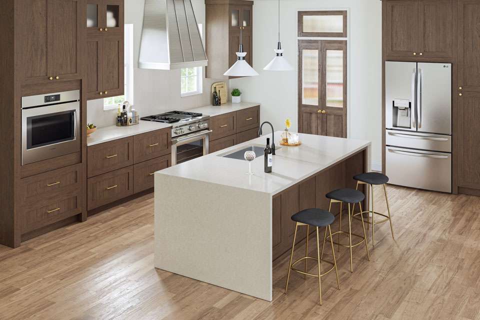 Warm Tones Traditional Kitchen