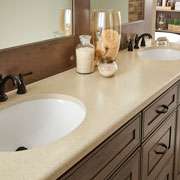 Champagne Ice | Solid Surface Bath | the look of quartz with a touch of sparkle from mirror chips