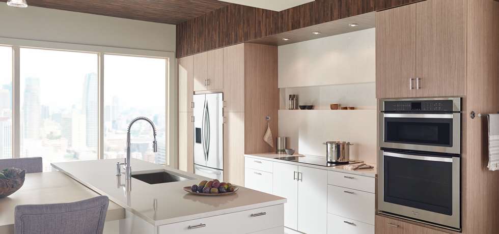 Engineered Surfaces Quartz and Laminate Kitchen