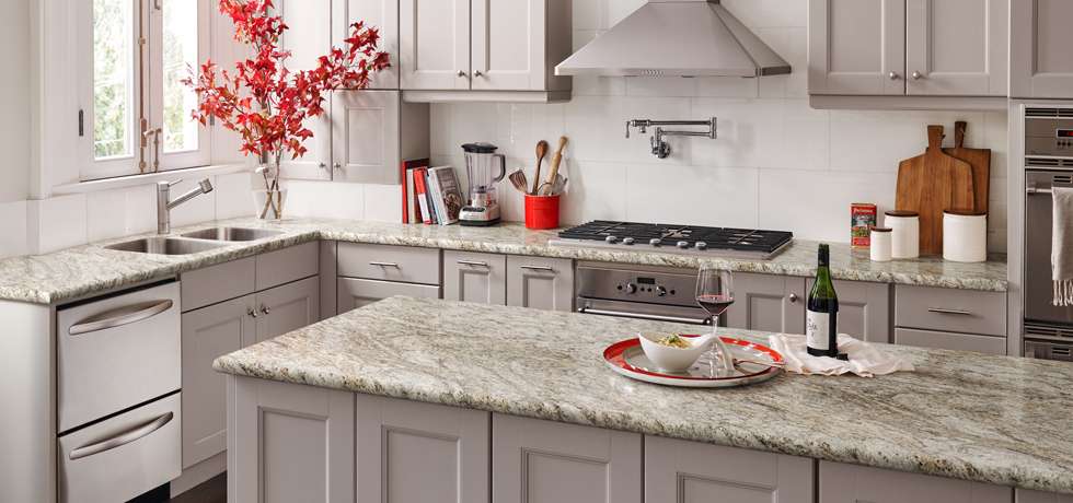 Granito Amarelo Kitchen