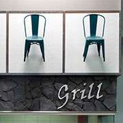 Island Pacific Supermarket | Grill Sign