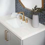 Upscale Grey Powder Room