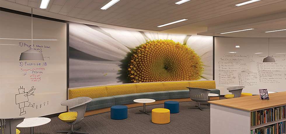 Collaborative Social Zones | Markerboard Laminate