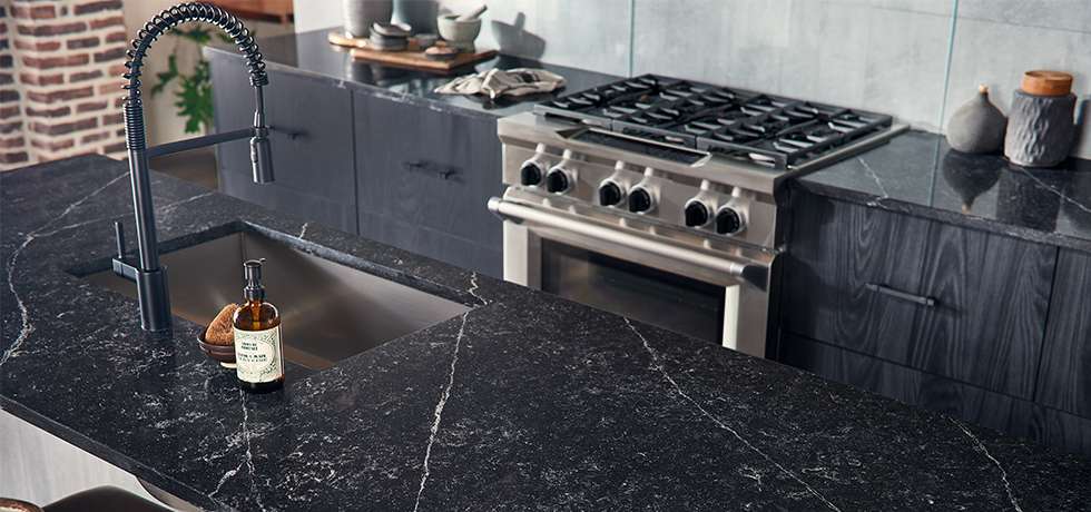 Graffiti Kitchen with Industrial Modern Flair