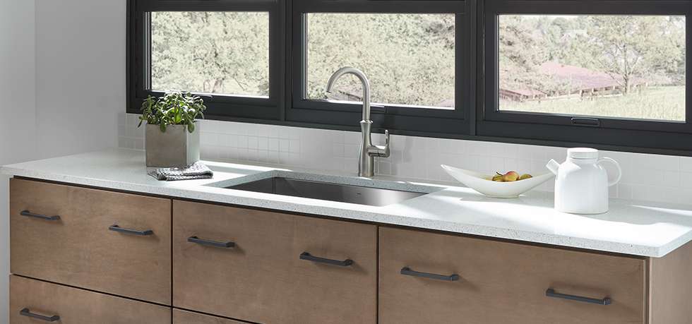 Mid-Century Modern Kitchen | Quartz in Lyra