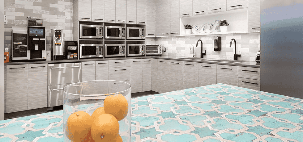 Office Breakroom | Laminate in Silver Oak Ply