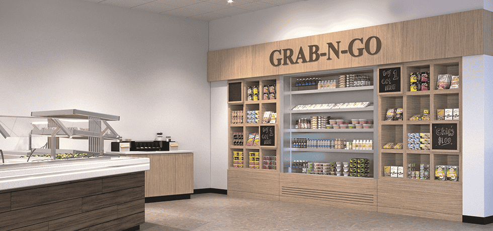 Grab-N-Go | High Pressure Laminate in Landmark Wood