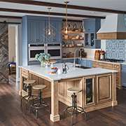 European-Inspired Quartz Kitchen