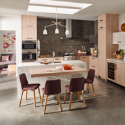 Mixing of Materials Kitchen | Quartz, Solid Surface, Laminate