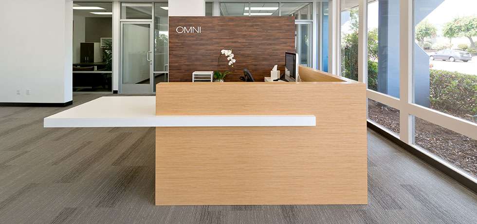 Omni Pacific Reception Desk
