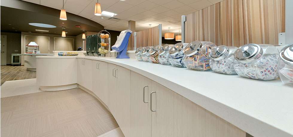 Our Lady of Consolation | Long Cafeteria Counter