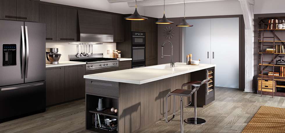 Solid Surface and Laminate Kitchen