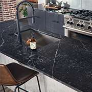 Graffiti Kitchen with Industrial Modern Flair