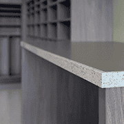 Immaculate Work Space | Solid Surface in Sea Stone