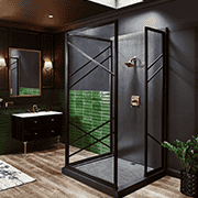 Moody Shower | Solid Surface