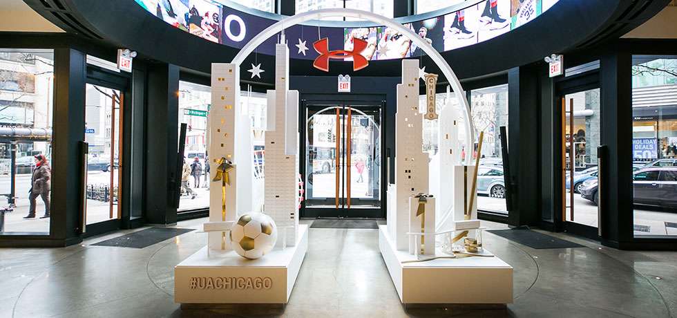 Under Armour Chicago | Holiday Display